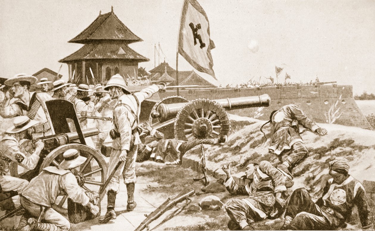 Die Boxerbewegung, Illustration aus 
