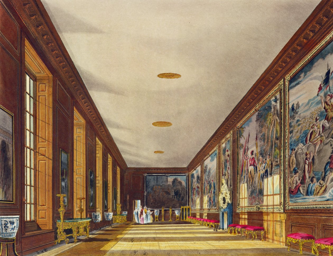 Der Ballsaal, Hampton Court, aus 