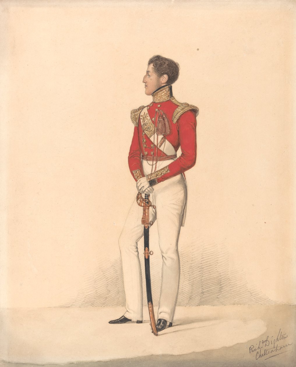 Lord Henry Charles Capel Somerset, 5. Leichte Infanterie - Cheltenham von Richard Dighton