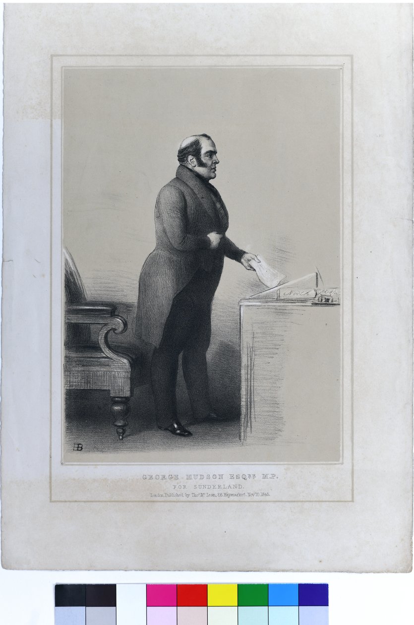 George Hudson Esqre. M.P. für Sunderland von Richard Doyle
