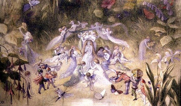 Die Toilette der Titania, ca. 1870 von Richard Doyle