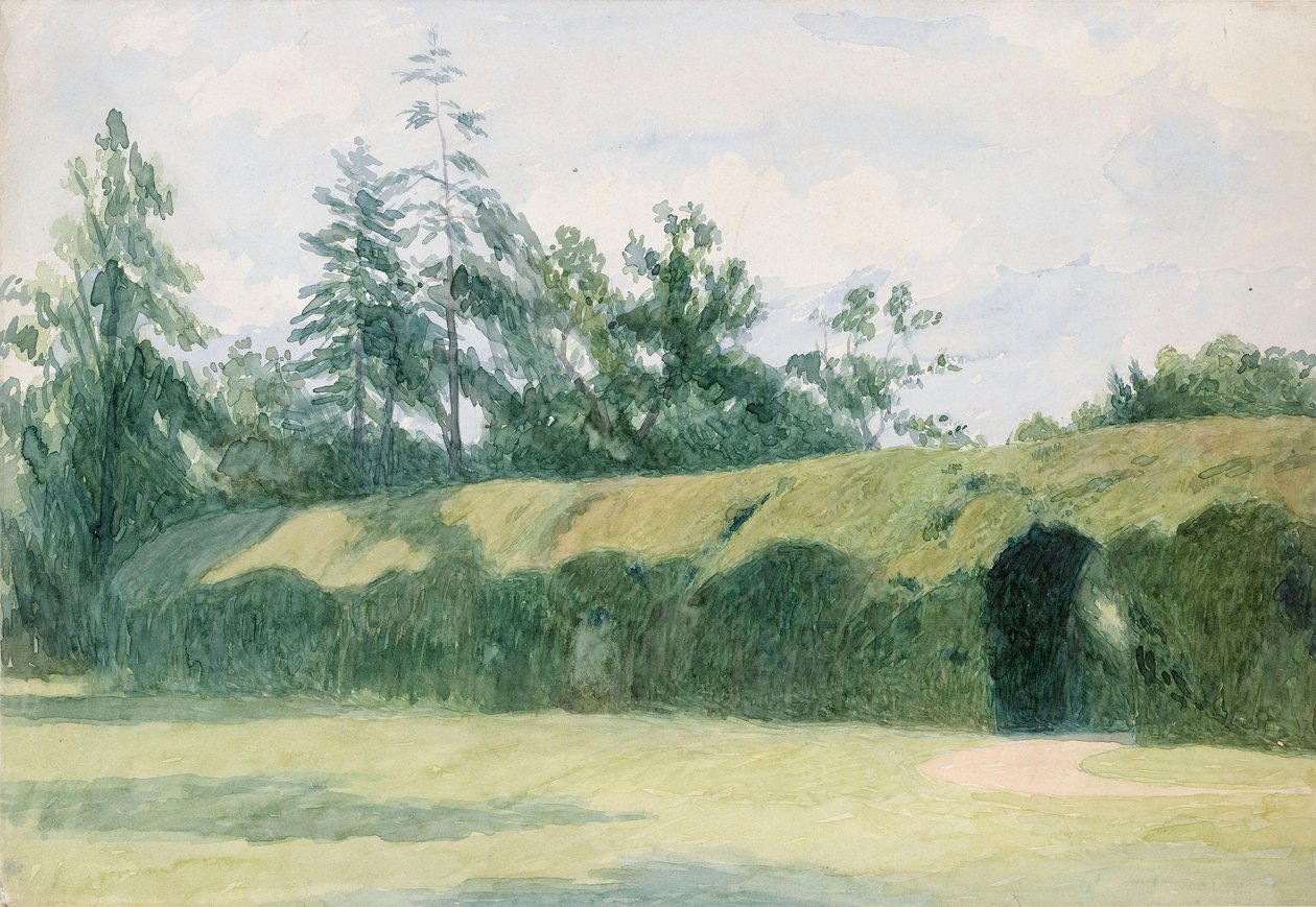 Der Eibenparterre im Headfort House, County Meath von Richard Doyle