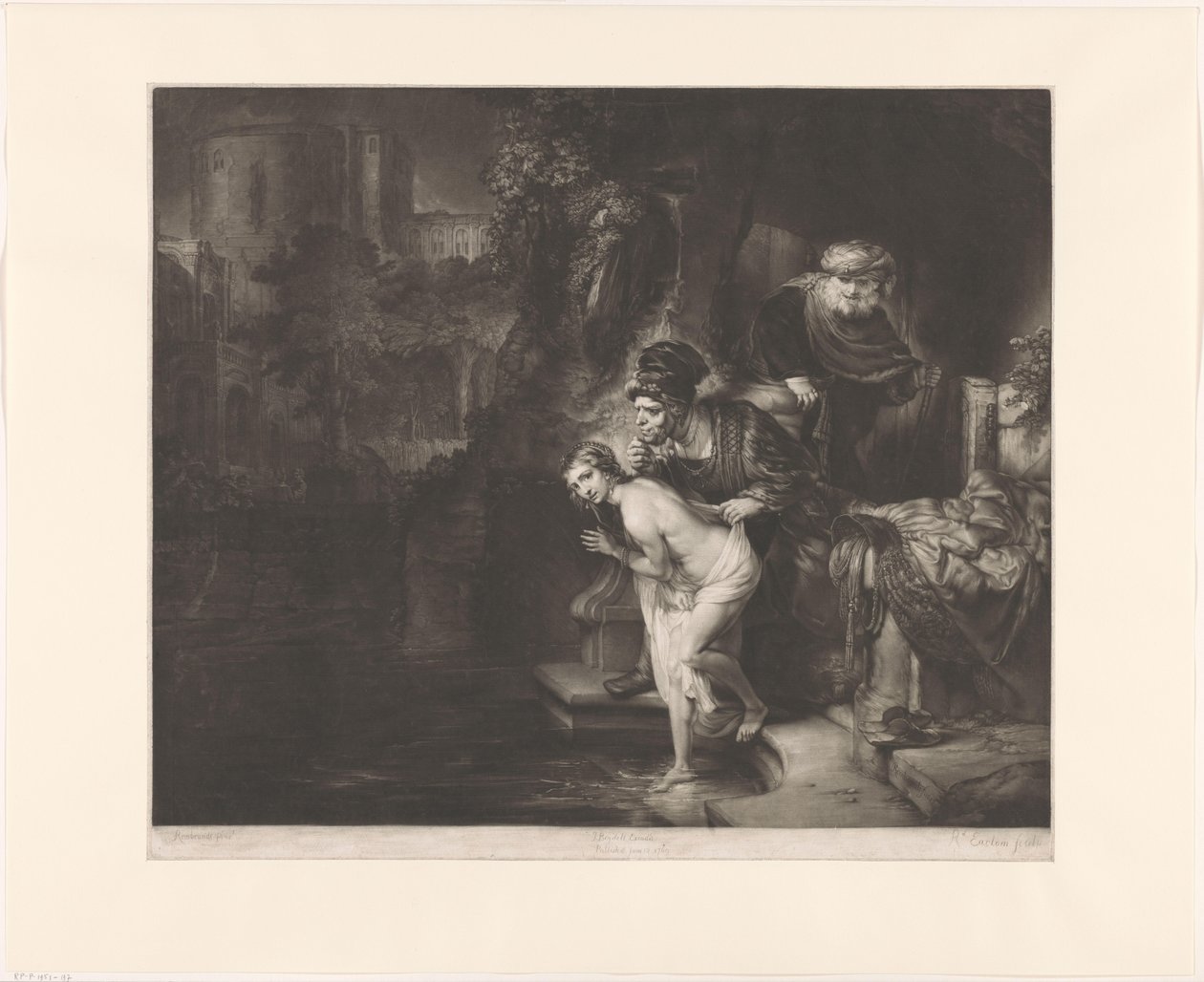 Susanna und die Ältesten von Richard Earlom