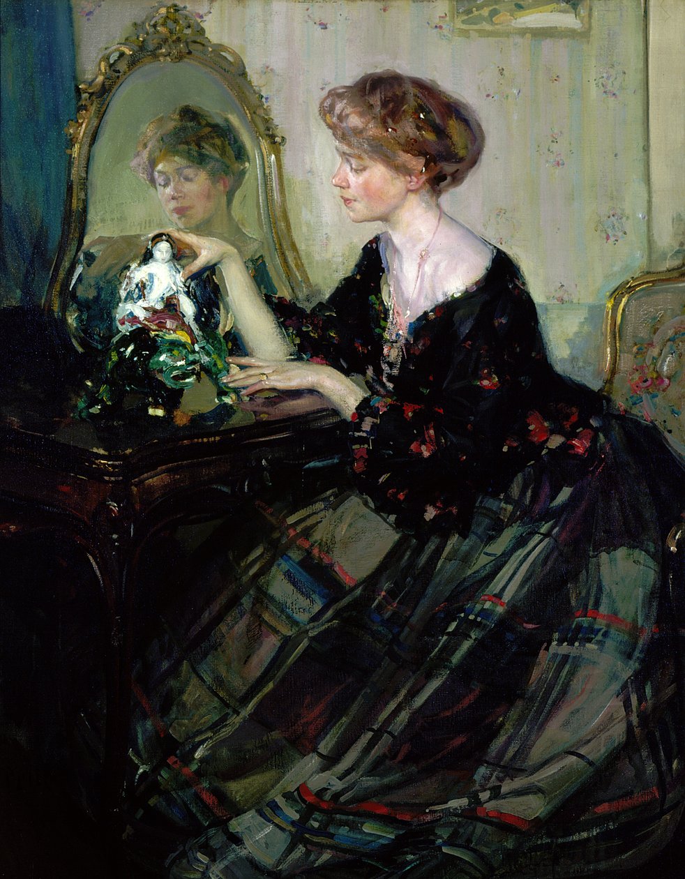 Die chinesische Statuette, um 1910 von Richard Emil Miller