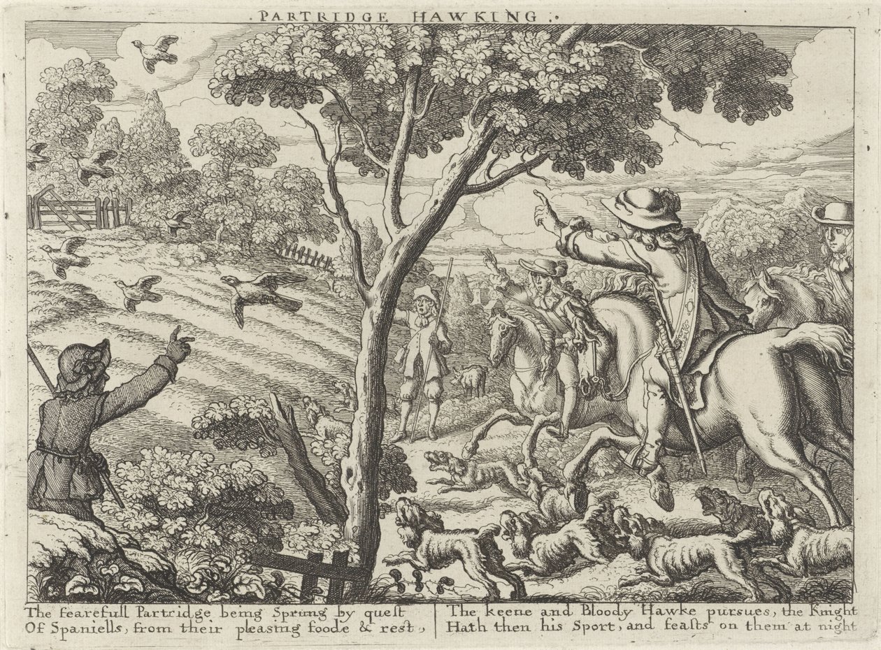 Jagd auf Rebhühner von Richard Gaywood (possibly)