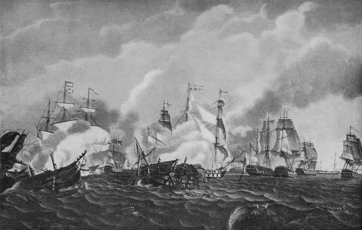 Schlacht bei San Domingo, ca. 1807 von Richard Harraden