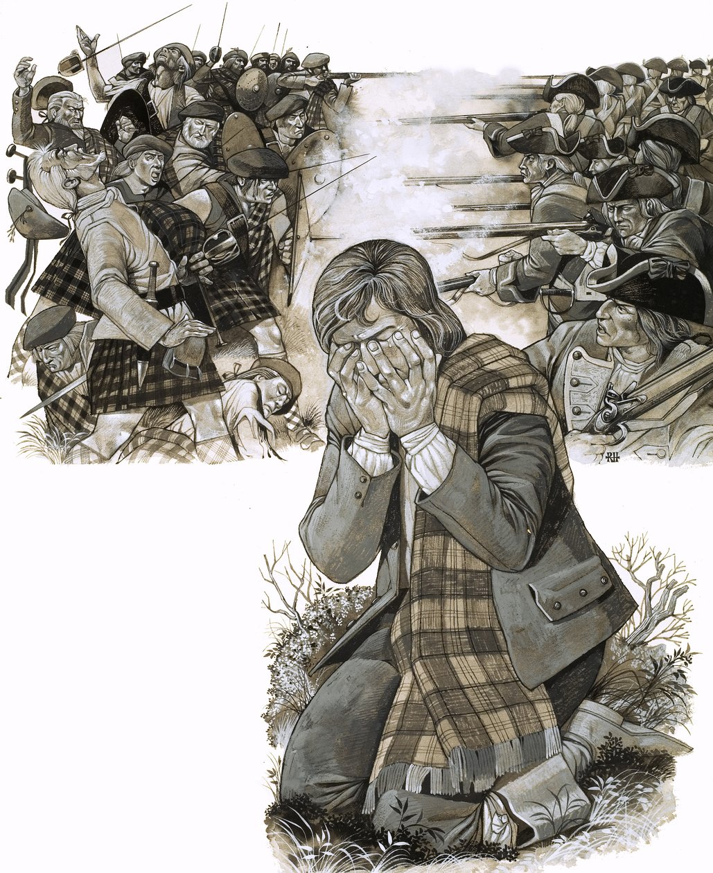 Die Schlacht von Culloden von Richard Hook