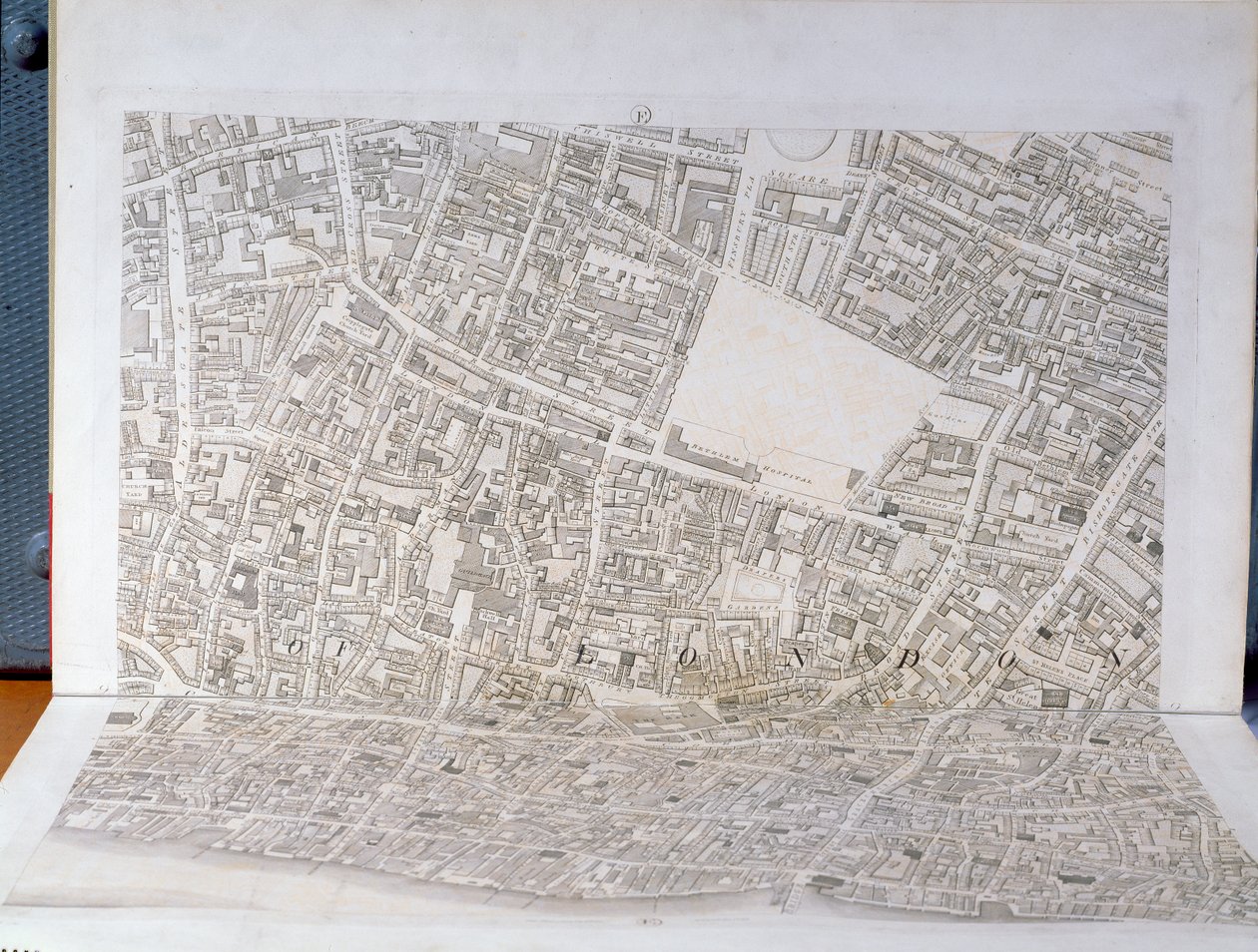 Plan der Stadt London, veröffentlicht 1813 von Richard Horwood