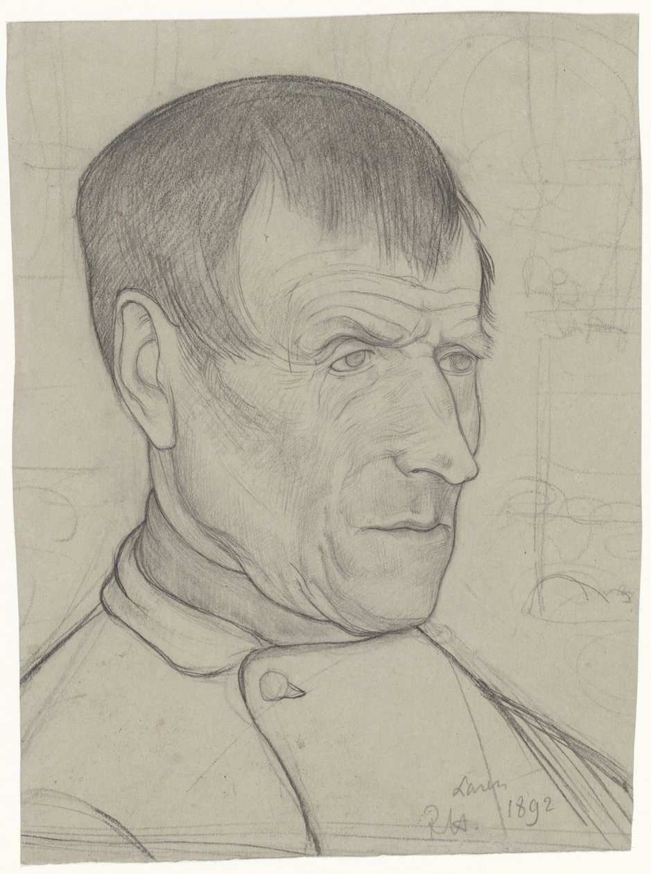 Kopf eines Mannes aus Laren von Richard Nicolaüs Roland Holst