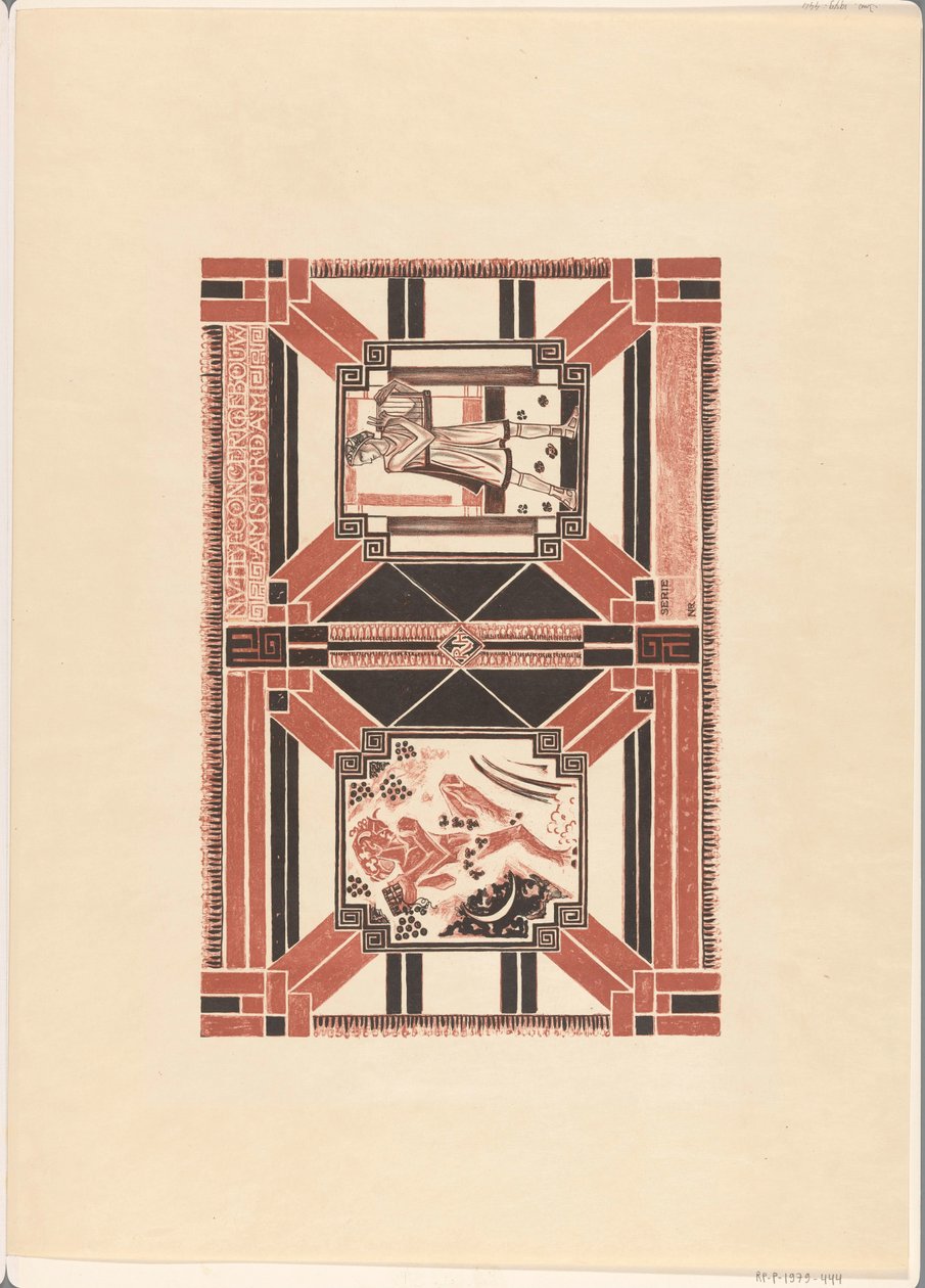 Umschlagentwurf für: Programm des Concertgebouw Amsterdam von Richard Nicolaüs Roland Holst