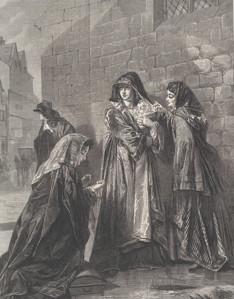 Flucht der Königin von James II, aus der Illustrated London News, 3. August 1872 von Richard Principal Leitch