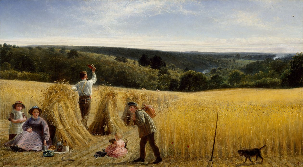 Die Täler stehen auch dick mit Korn, 1865 von Richard Redgrave