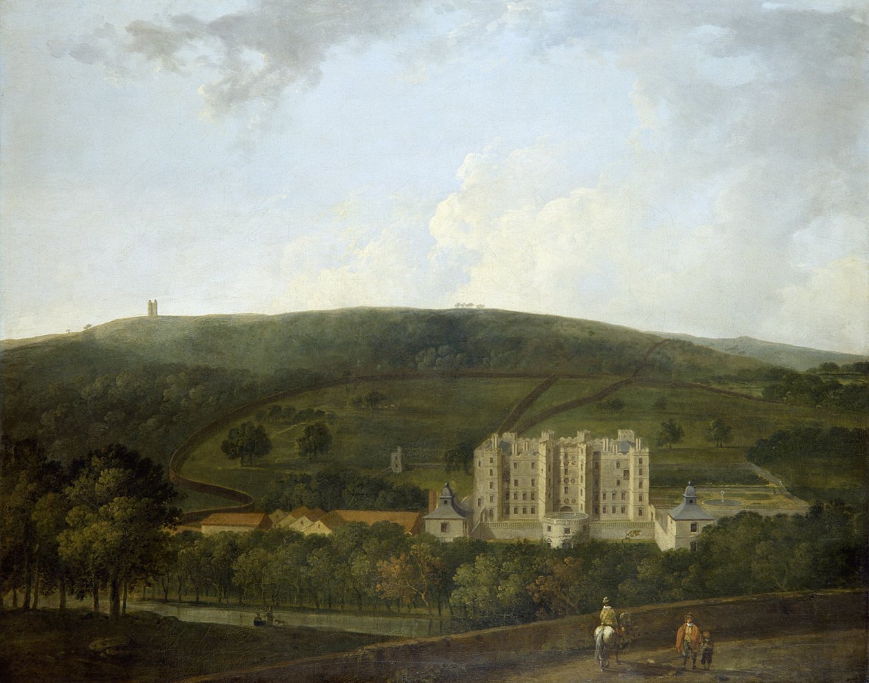 Ein Blick auf das elisabethanische Chatsworth von Richard Wilson