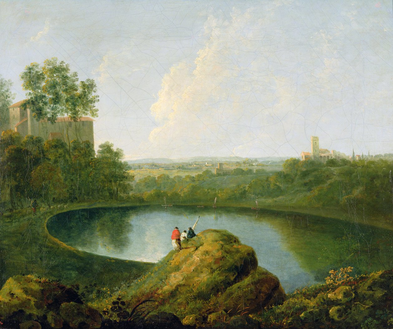 Der Kopf des Lago di Nemi von Richard Wilson