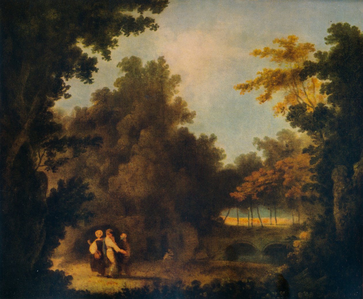 Die Einsiedelei, Villa Madama, ca. 1762, 1938 von Richard Wilson
