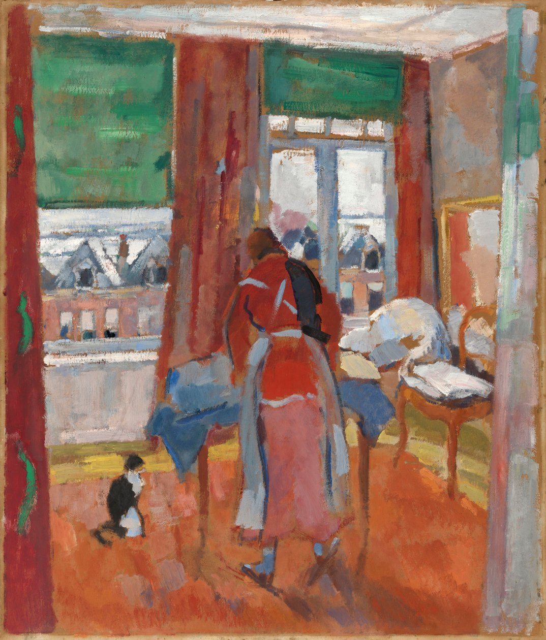 Bügelnde Frau von Rik Wouters