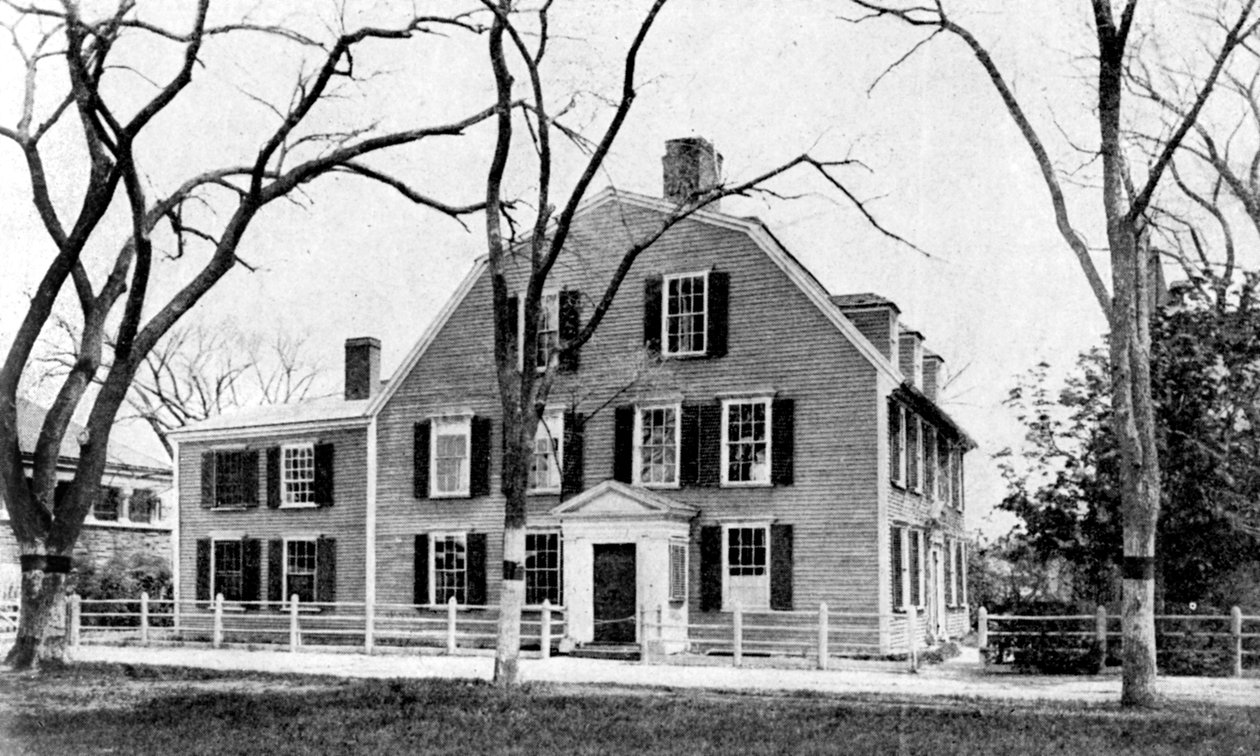Das Haus von Oliver Wendell Holmes in Cambridge, Massachusetts, USA von Rischgitz Collection