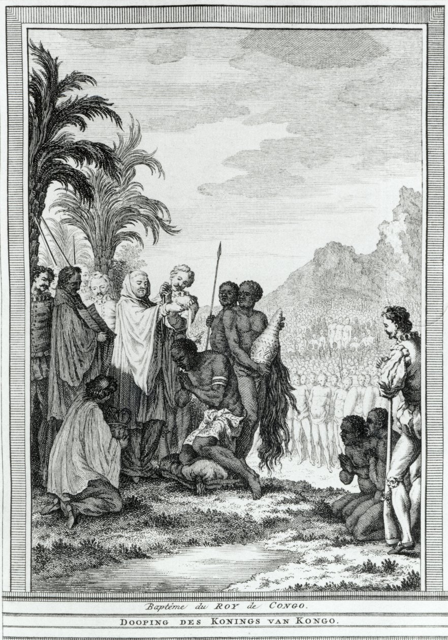 Die Taufe des Königs von Kongo von Robert Benard