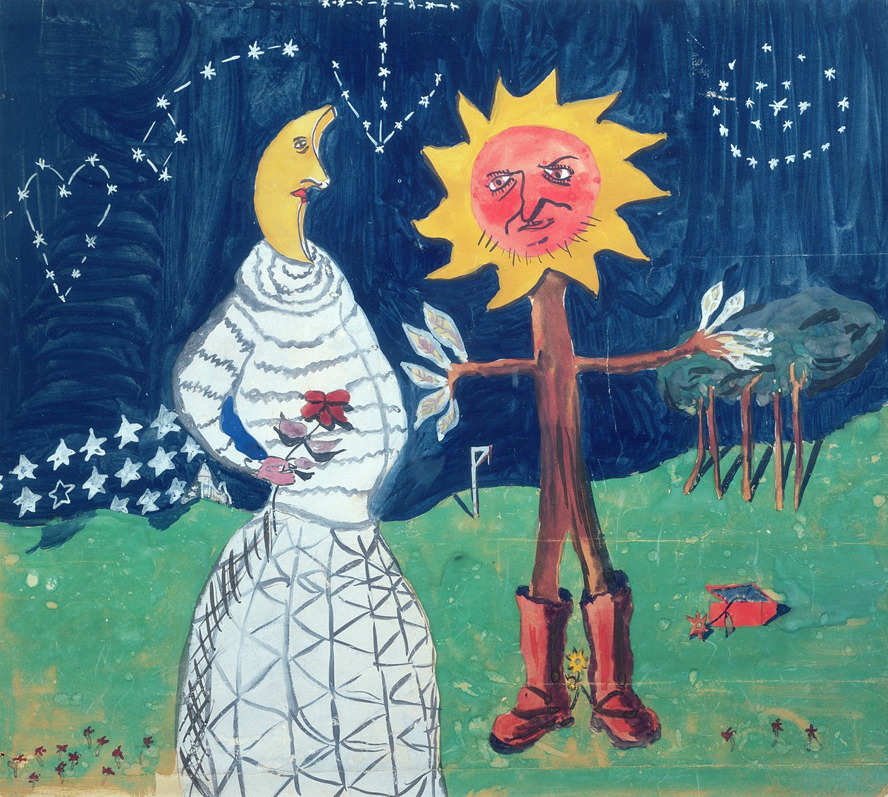 Die Sonne und der Mond von Robert Desnos