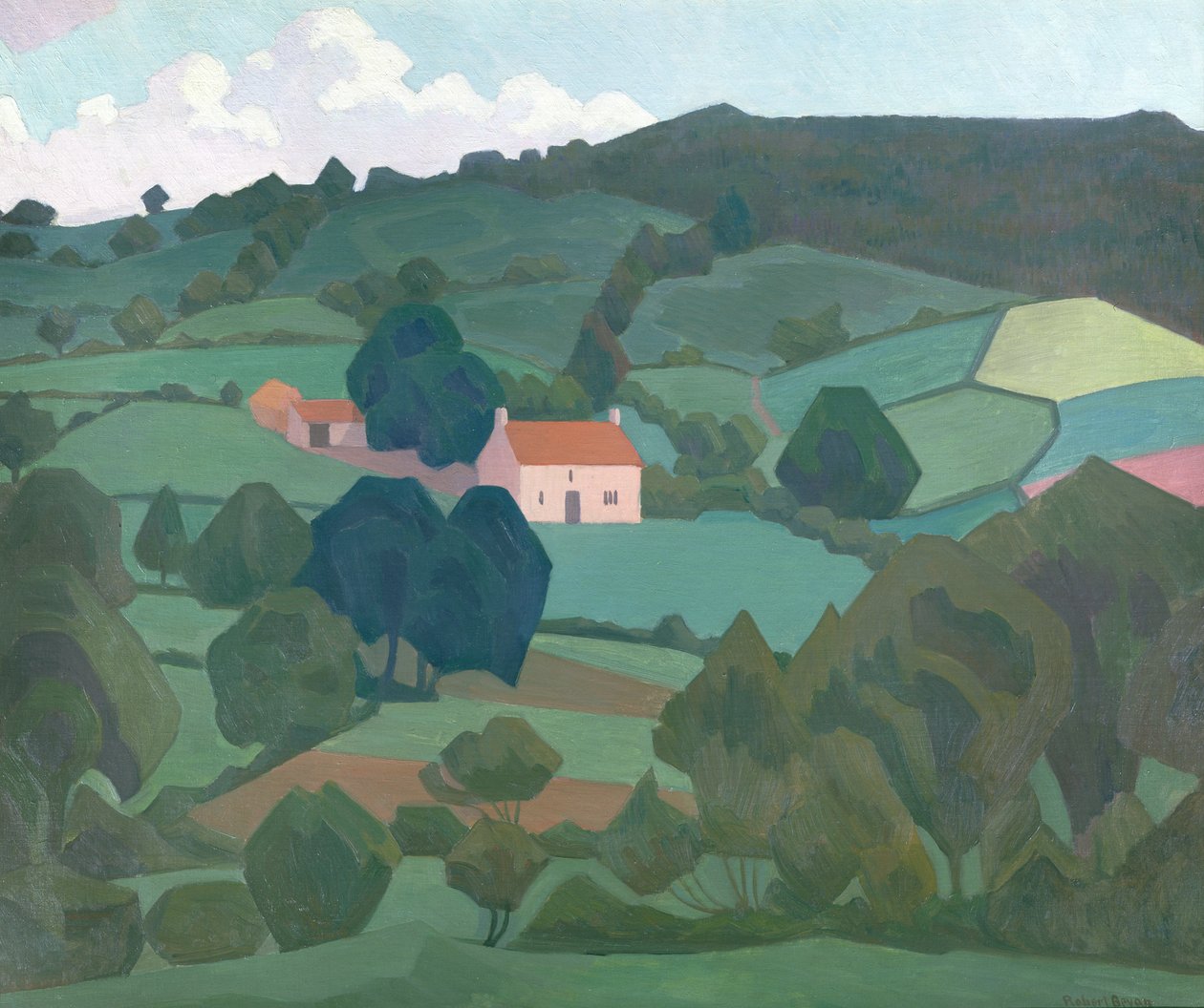 Burford Farm, Devon, 1918 von Robert Polhill Bevan