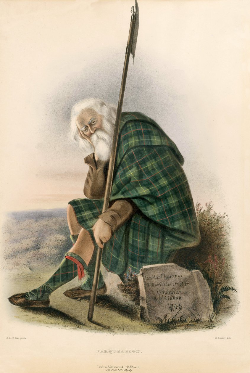 Farquharson, aus Die Clans der schottischen Highlands, veröffentlicht 1845 von Robert Ronald McIan