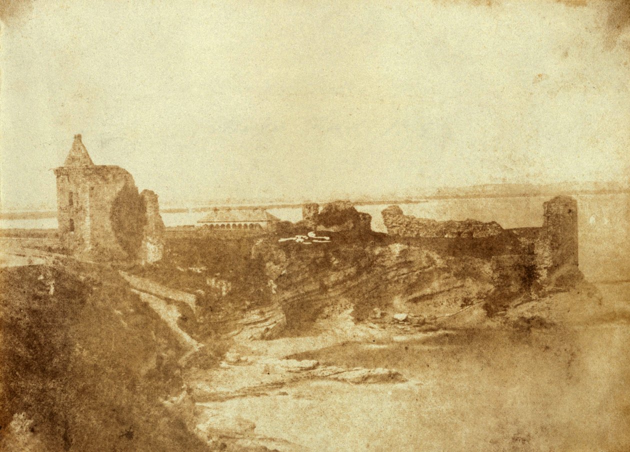 Druck von St. Andrews Castle in Fife, Schottland. Aus dem J. Paul Getty Museum von Robert Adamson