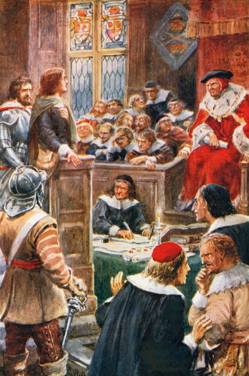 Der Prozess von Christian und Faithful von Robert Ambrose (after) Dudley