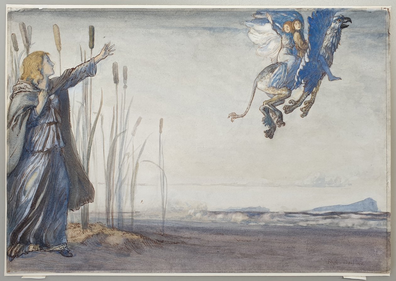 Die Lilie und der Löwe von Robert Anning Bell