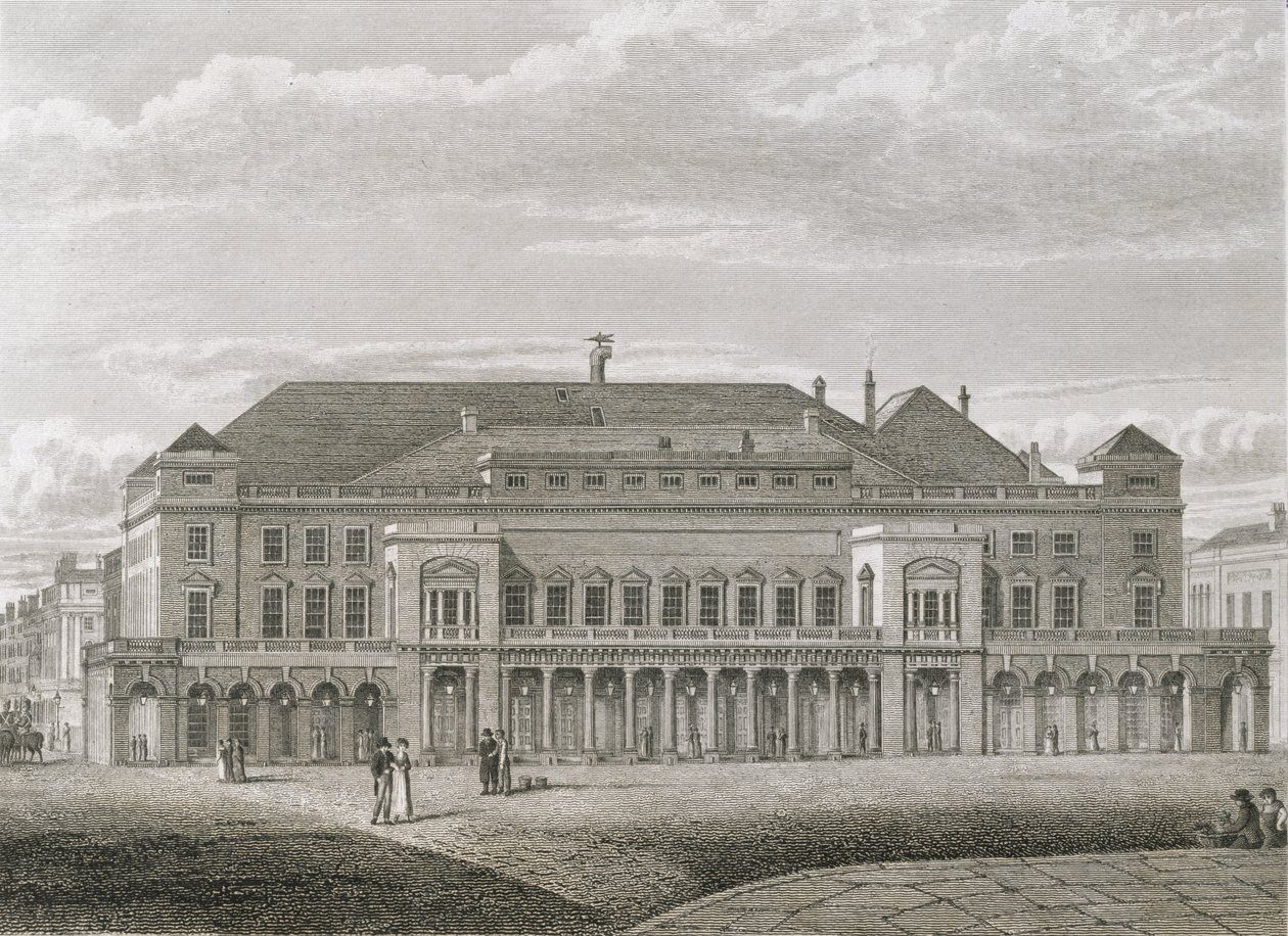 Das Königliche Theater, Haymarket, graviert von Bartholomew Howlett, veröffentlicht von Robert Wilkinson, 1820 von Robert Blemell Schnebbelie