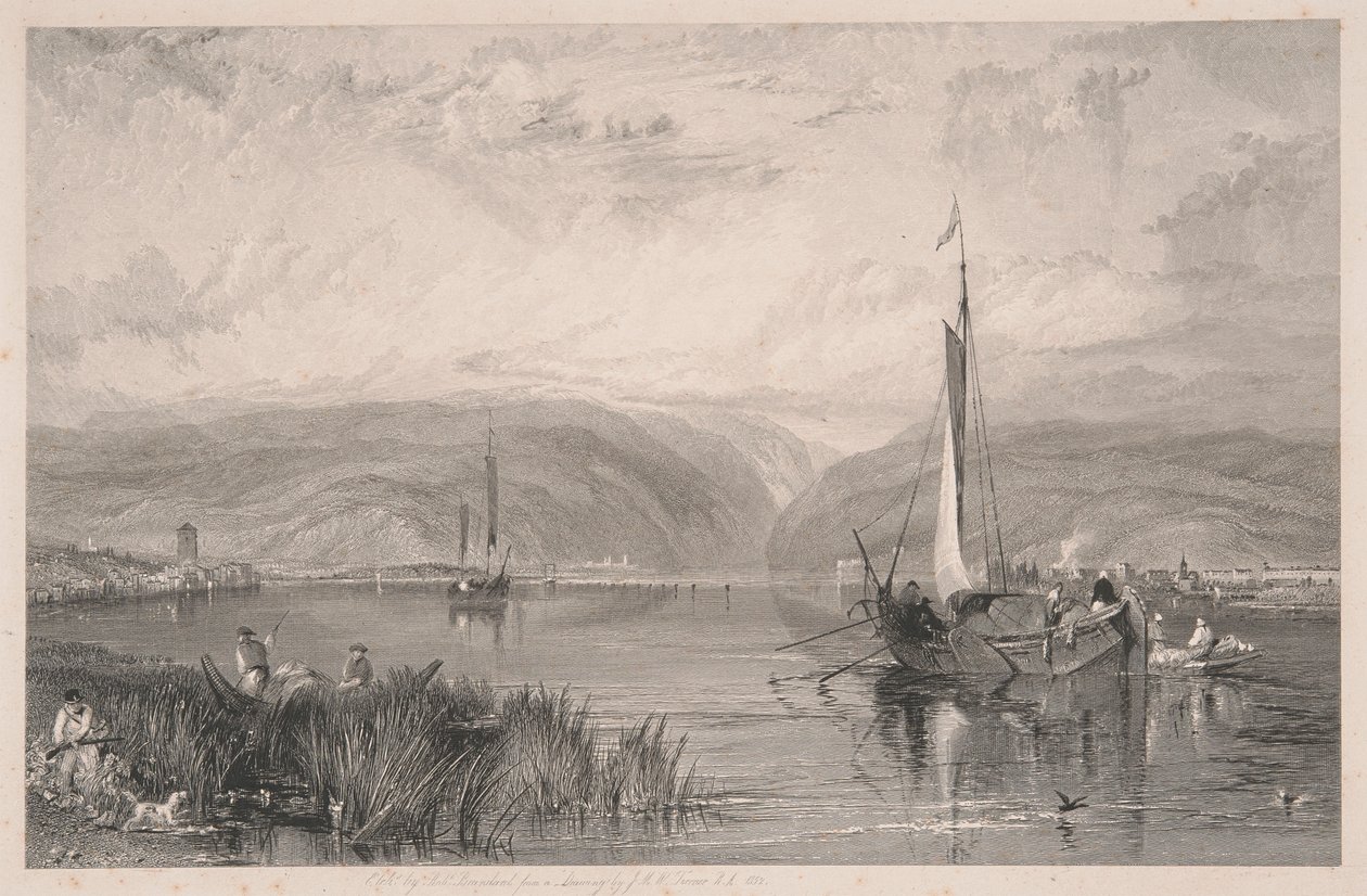 Der Rhein - Neuwied und Weissenthurm von Robert Brandard
