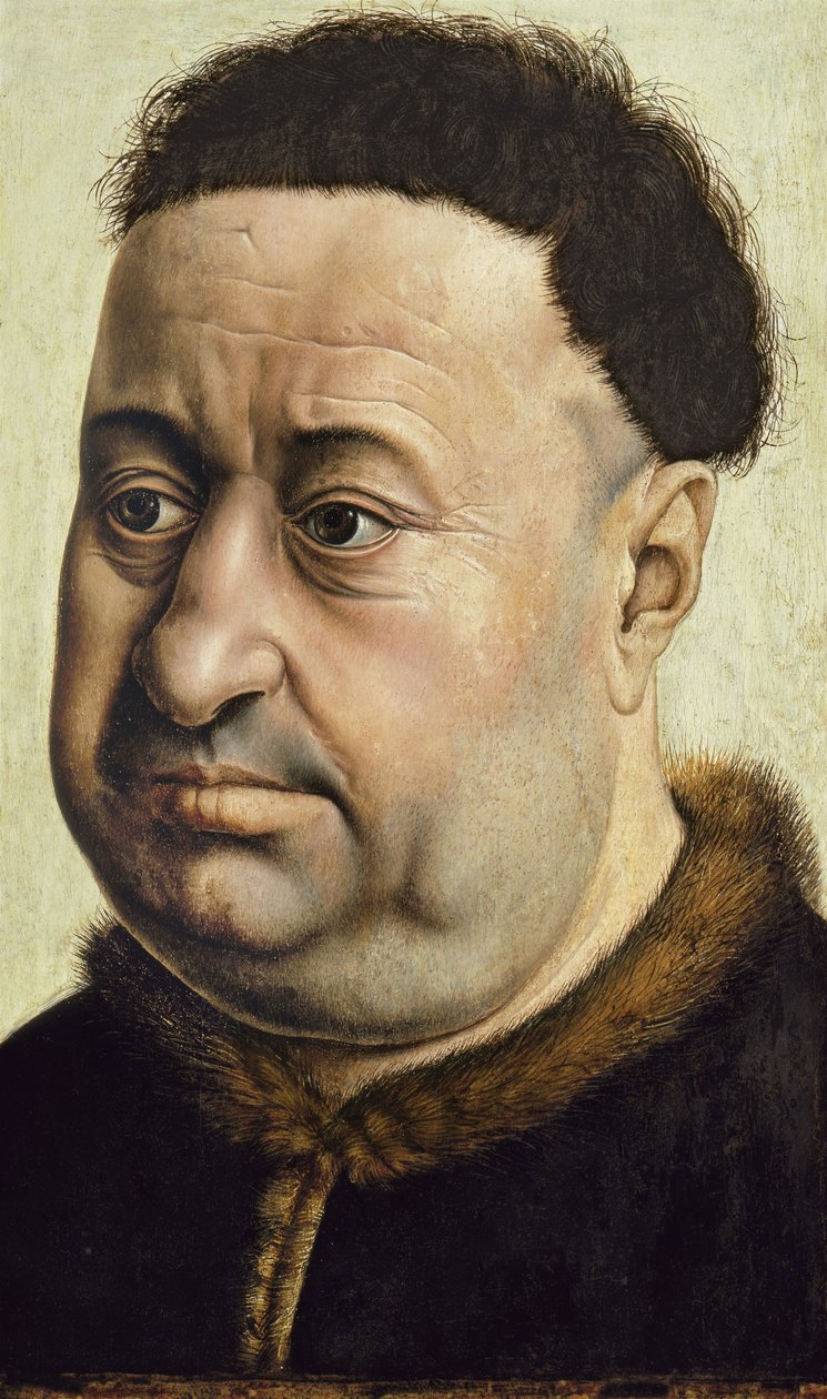 Porträt eines Mannes Robert de Masmines von Robert Campin