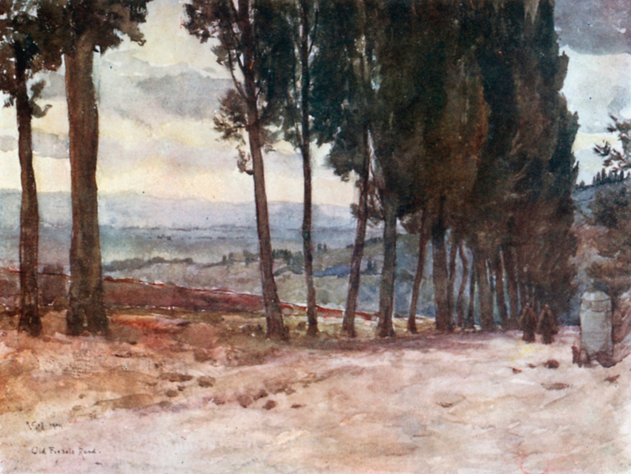 Auf der alten Straße nach Fiesole von Robert Charles Goff
