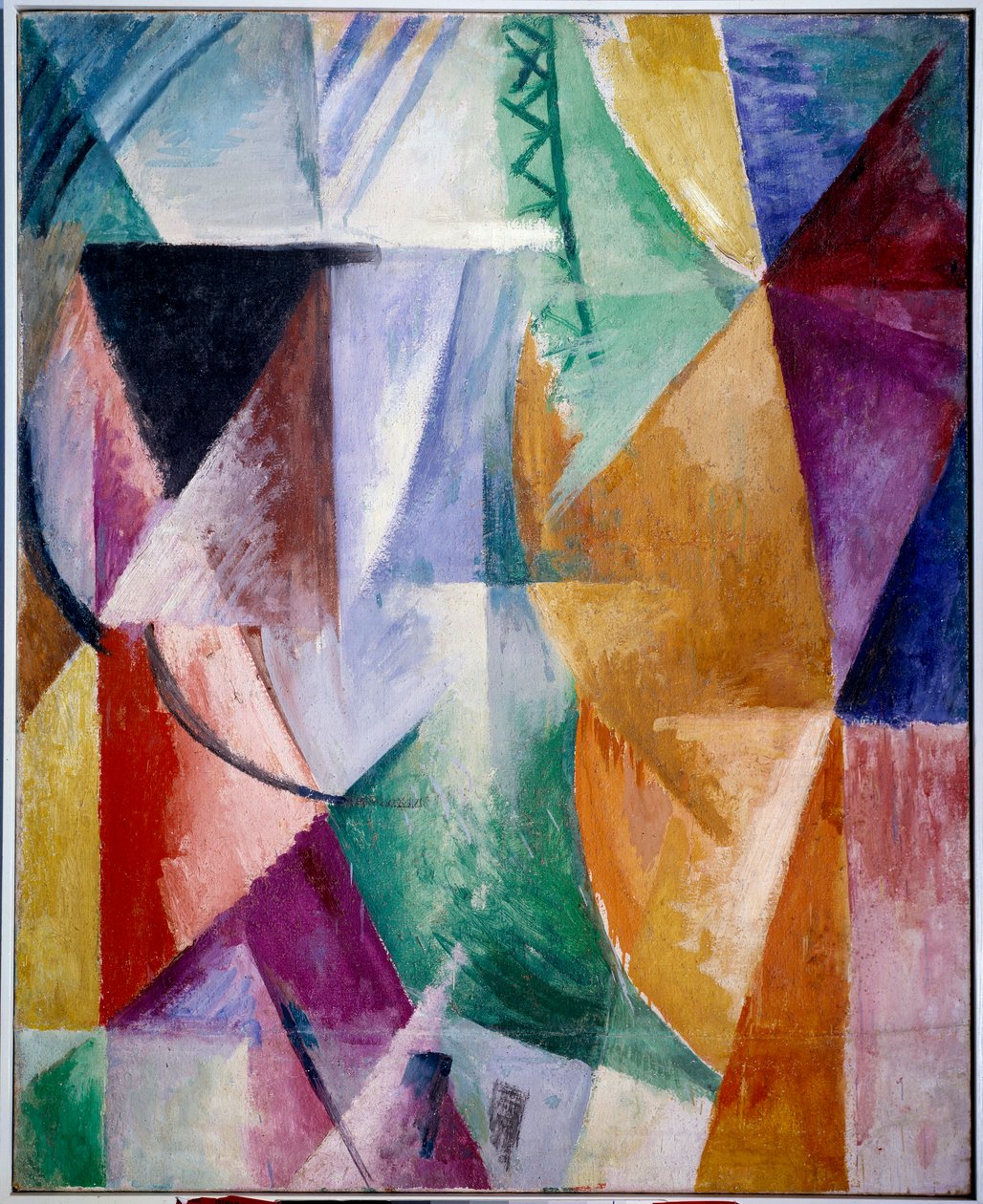 Ein Fenster oder Entwurf für drei Fenster von Robert Delaunay