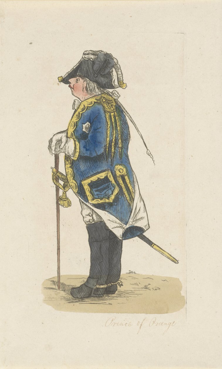 Porträt von Wilhelm V., Prinz von Oranien-Nassau von Robert Dighton