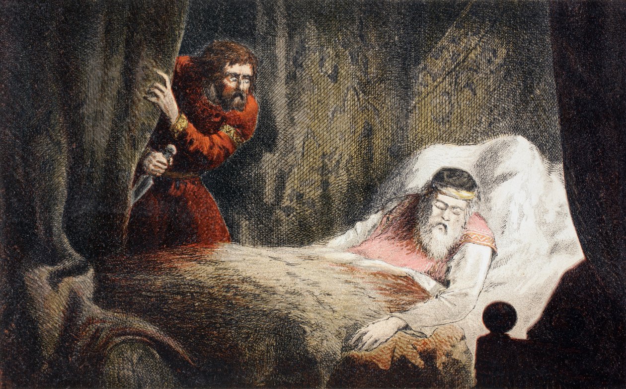 Macbeth kurz davor, König Duncan zu ermorden von Robert Dudley