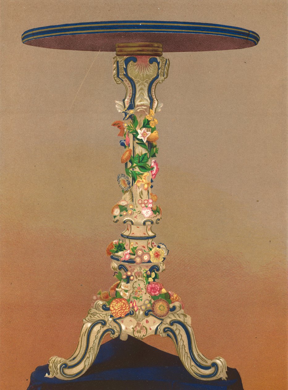 Tisch aus Dresdner Porzellan, präsentiert von der Herzogin von Anhalt Bernburg von Robert Dudley