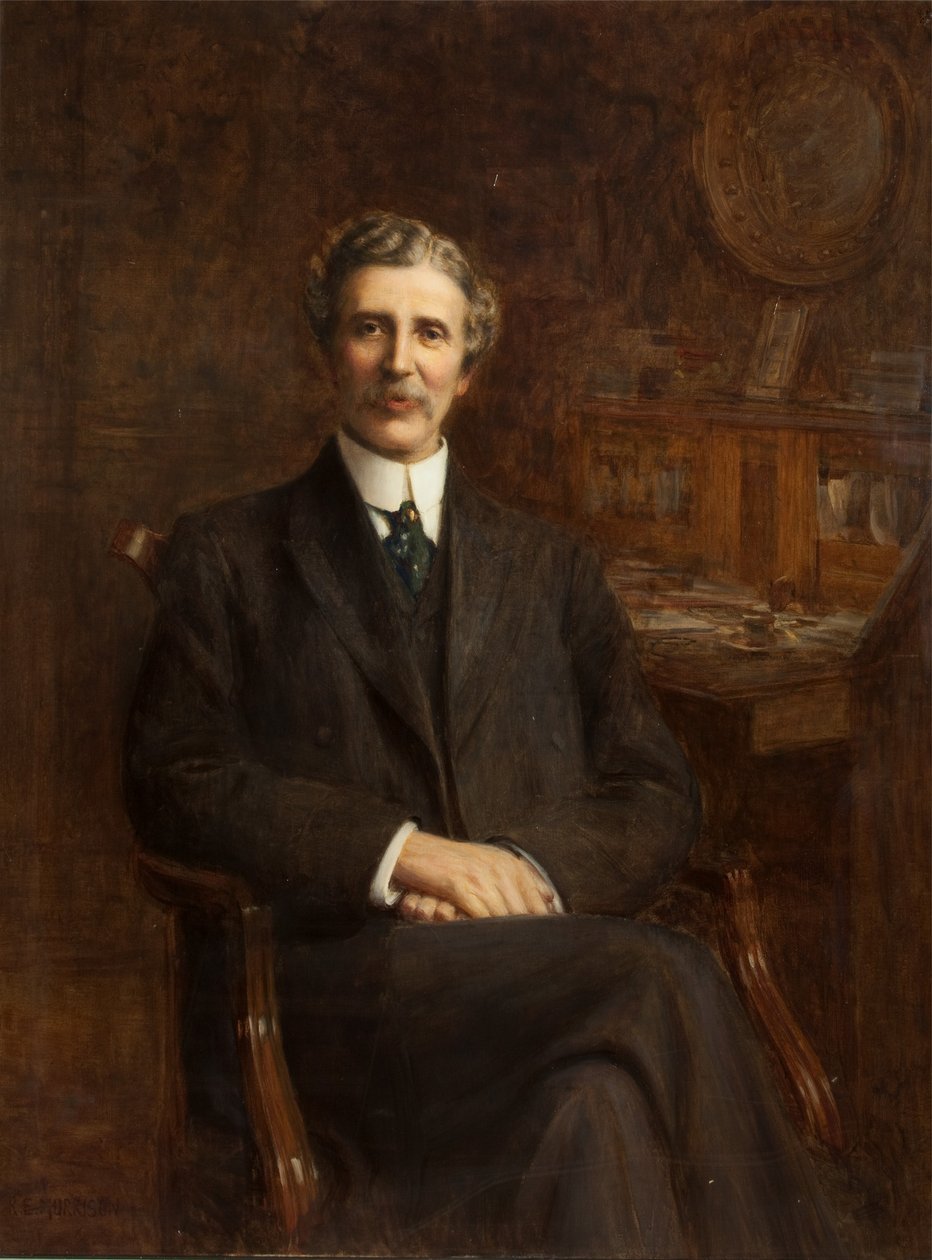 William Haworth, sitzend von Robert Edward Morrison