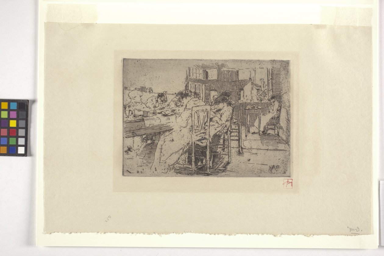 Innenansicht eines Ladens von Robert Frederick Blum
