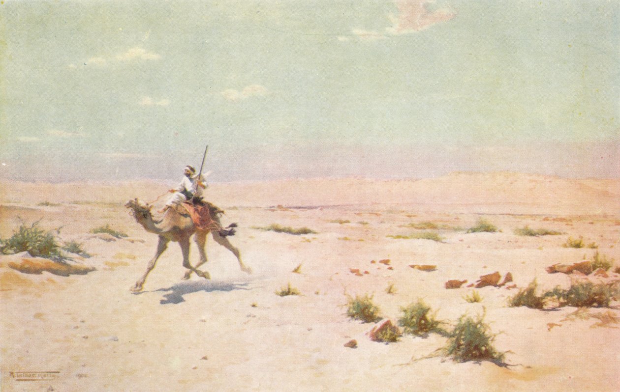 Ein Wüstenkurier, um 1880, 1904 von Robert George Talbot Kelly