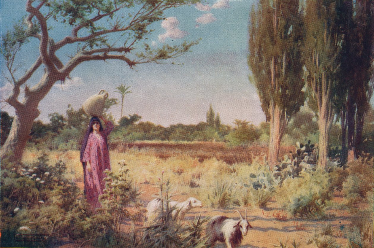 Eine pastorale Szene bei Damietta, ca. 1880, 1904 von Robert George Talbot Kelly