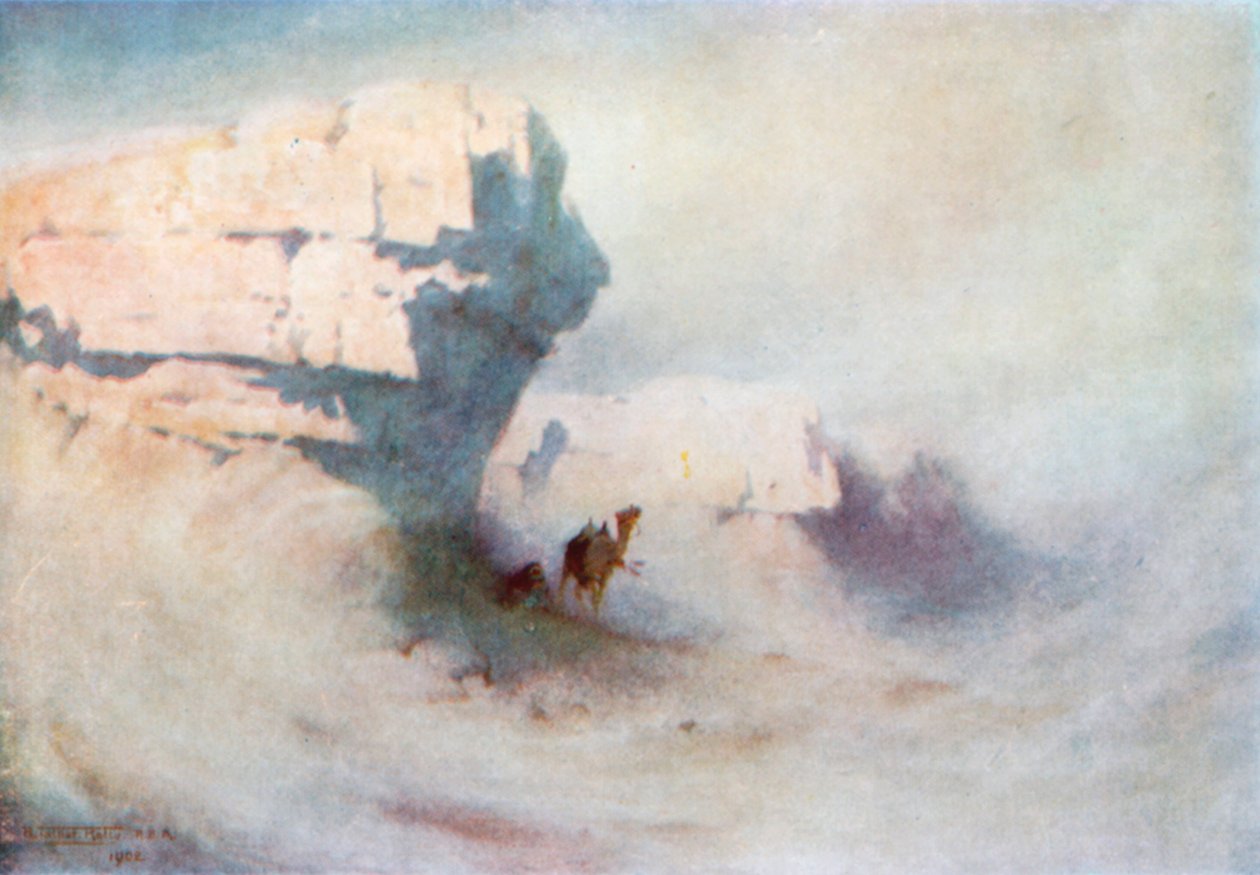 Ein Sandsturm von Robert George Talbot Kelly