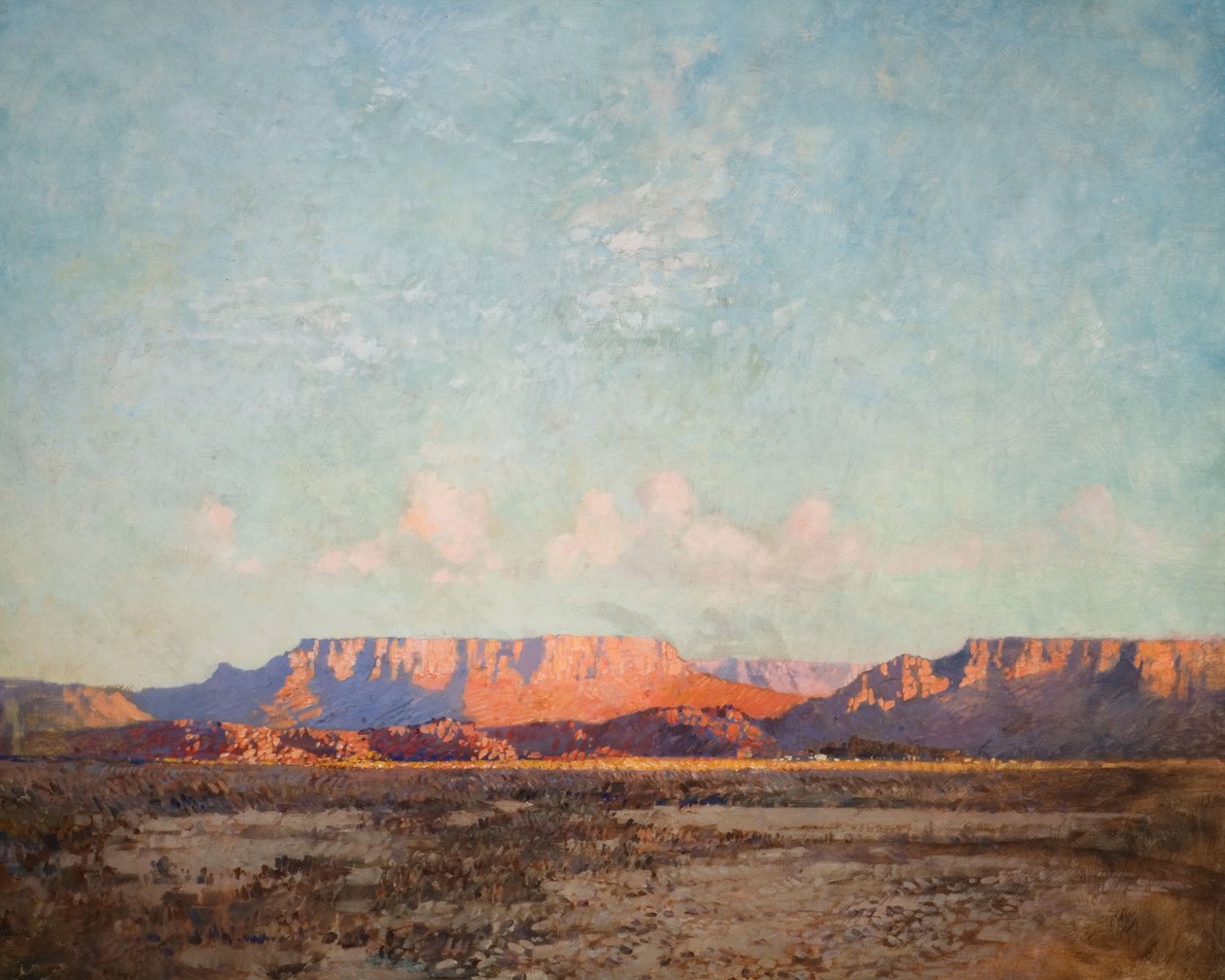 Das Karoo, Kap der Guten Hoffnung am Abend, 1924 von Robert Gwelo Goodman