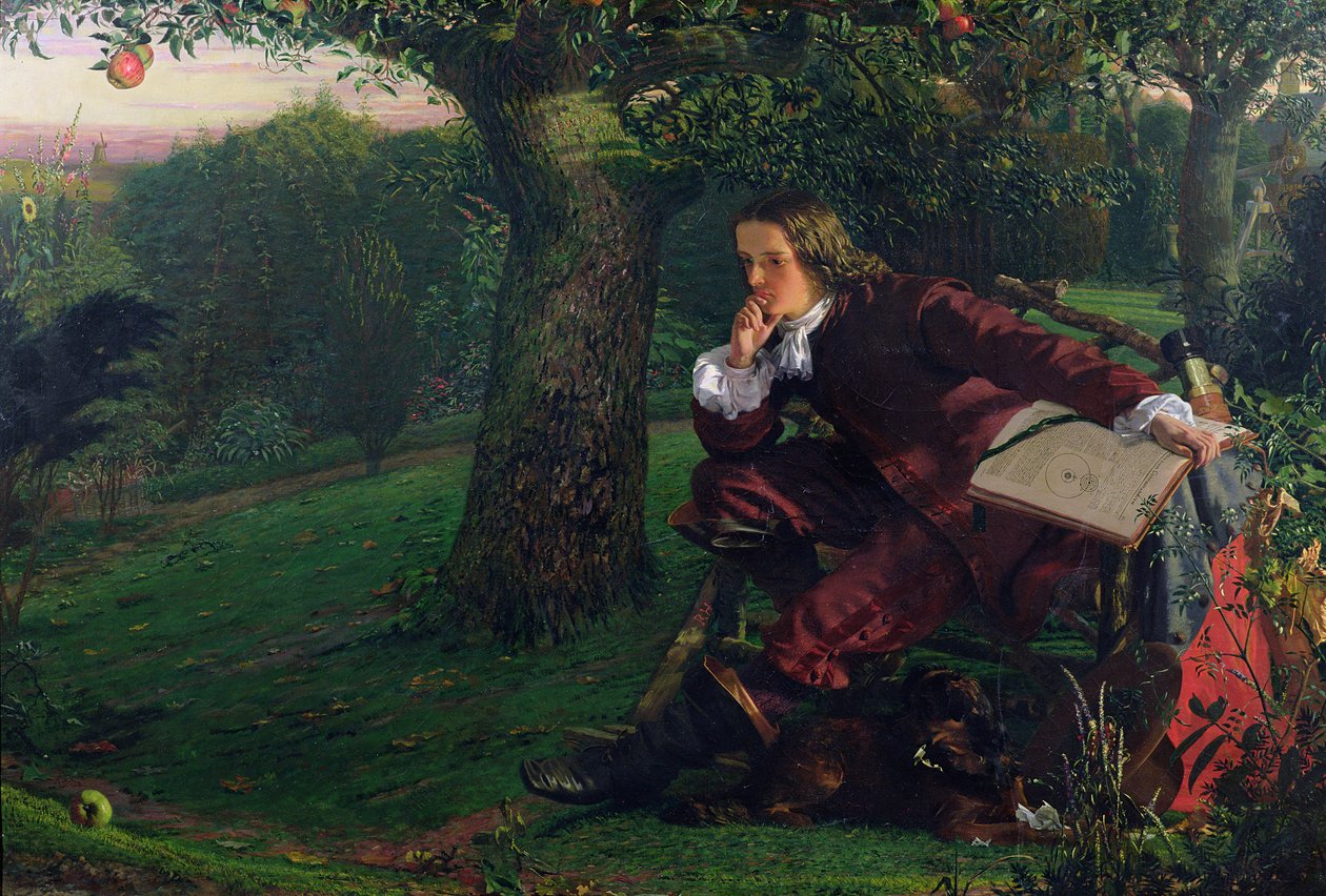 Meister Isaac Newton, 1905 von Robert Hannah