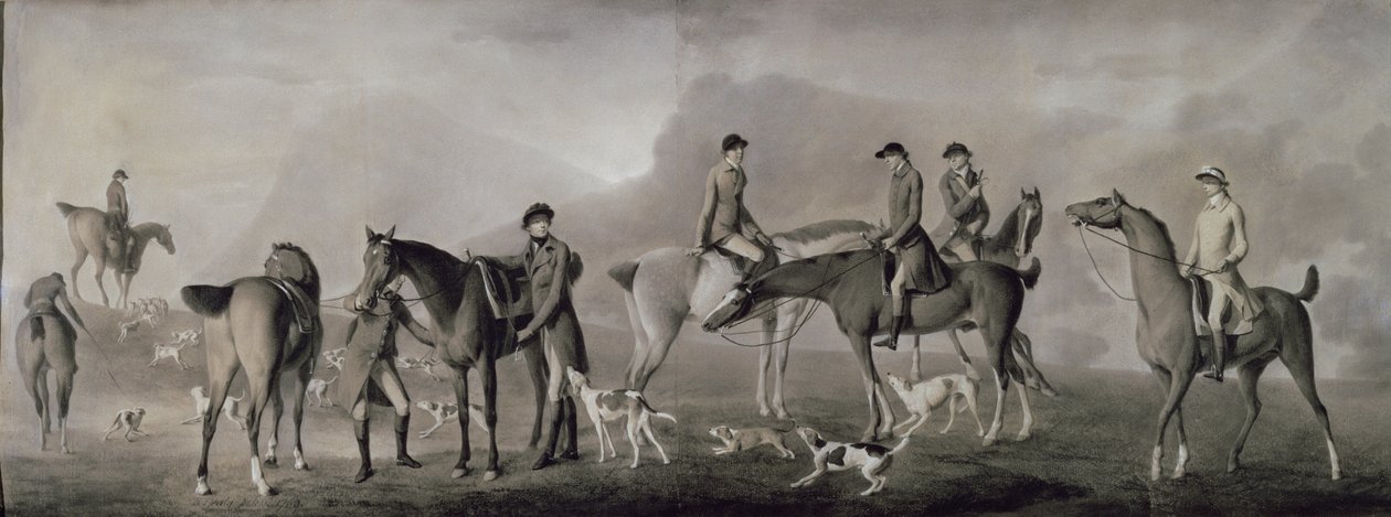 Tom Conolly von Castletown auf der Jagd mit seinen Freunden, 1769 von Robert Healy