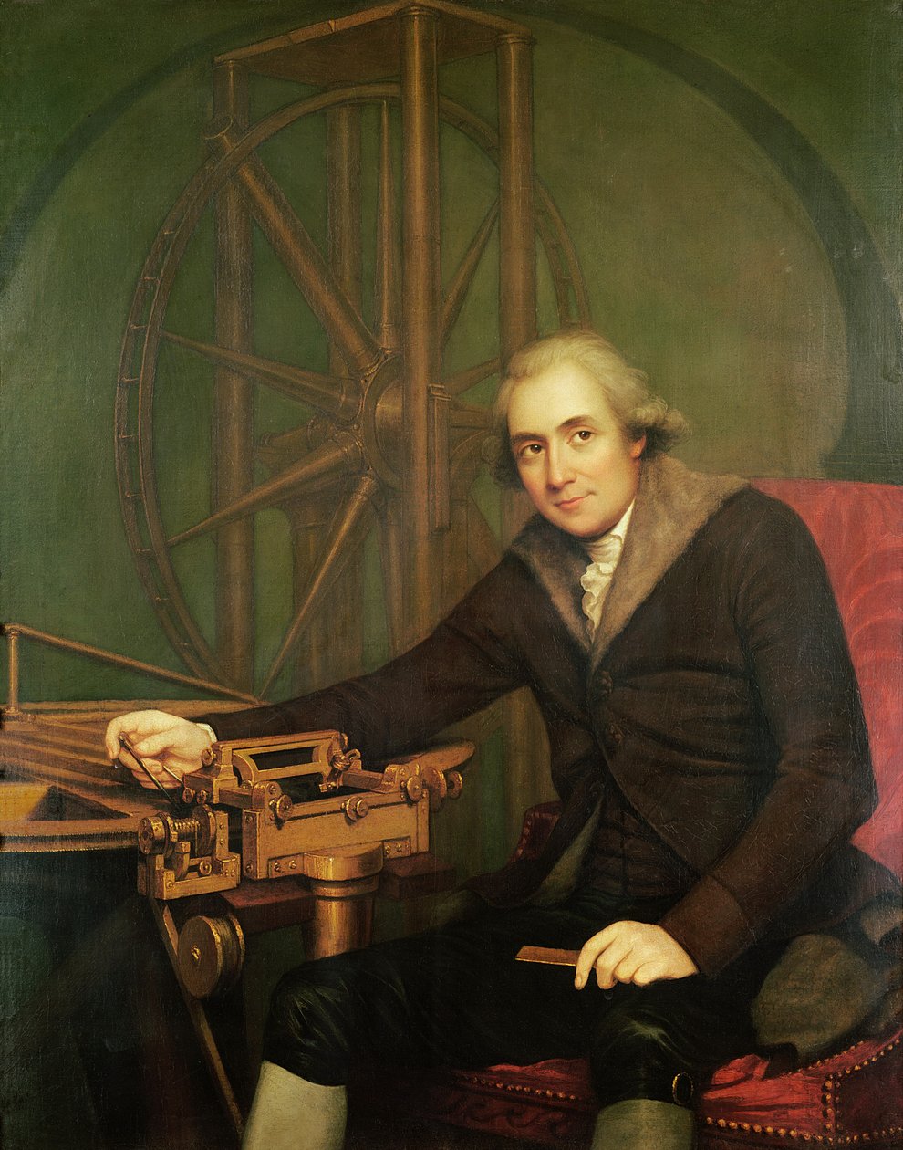 Porträt von Jesse Ramsden (1735-1800) von Robert Home