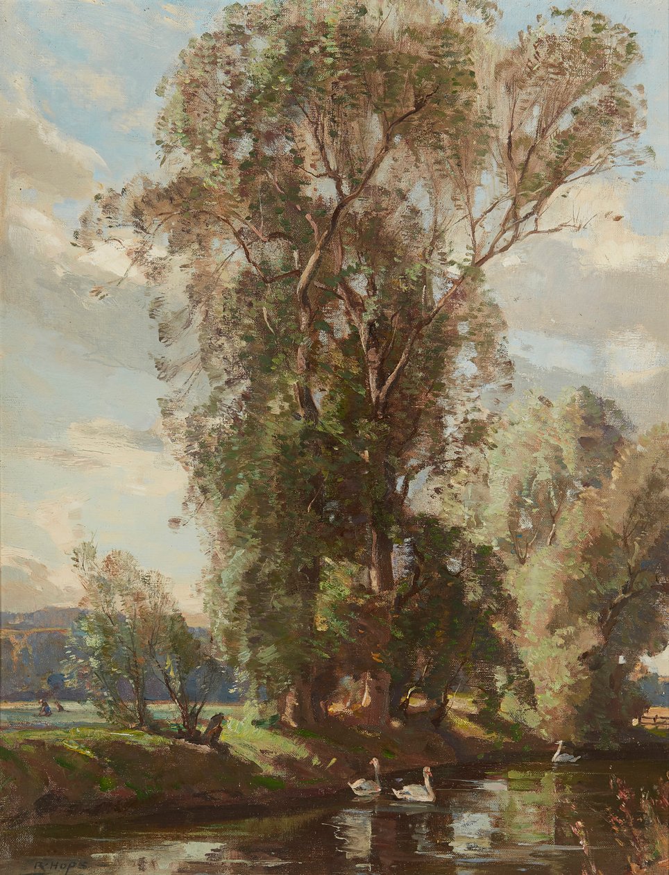 An der Knows Mill Lade, Prestonkirk von Robert Hope