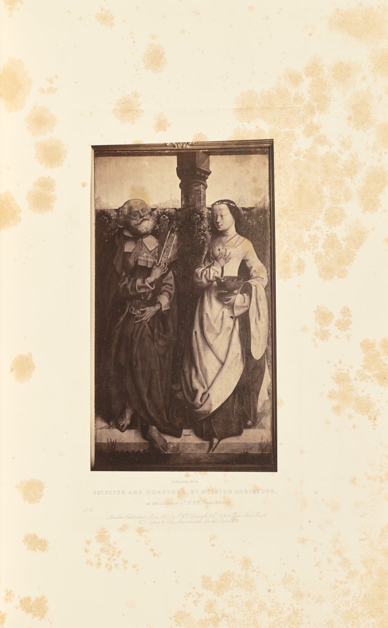 Heilige Peter und Dorothea, von Meister Christoph von Robert Howlett