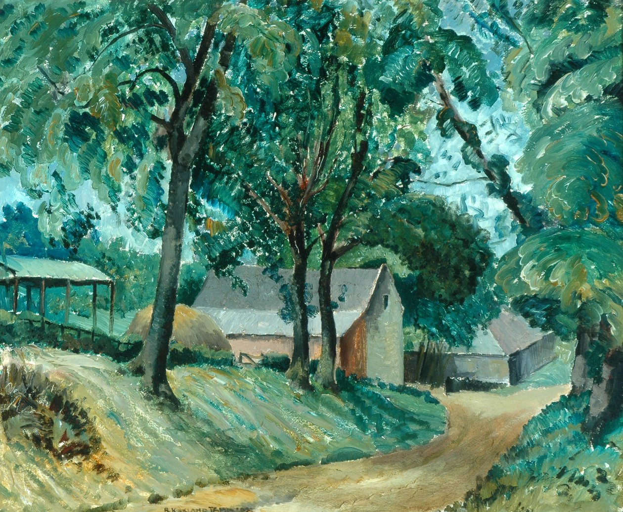 Ein Cotswold-Bauernhof, ca. 1934-35 von Robert Kirkland Jamieson