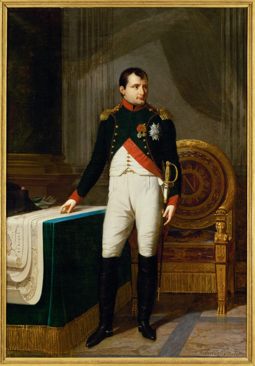 Kaiser Napoleon I als Oberst der Jäger zu Pferd der Garde von Robert Lefevre
