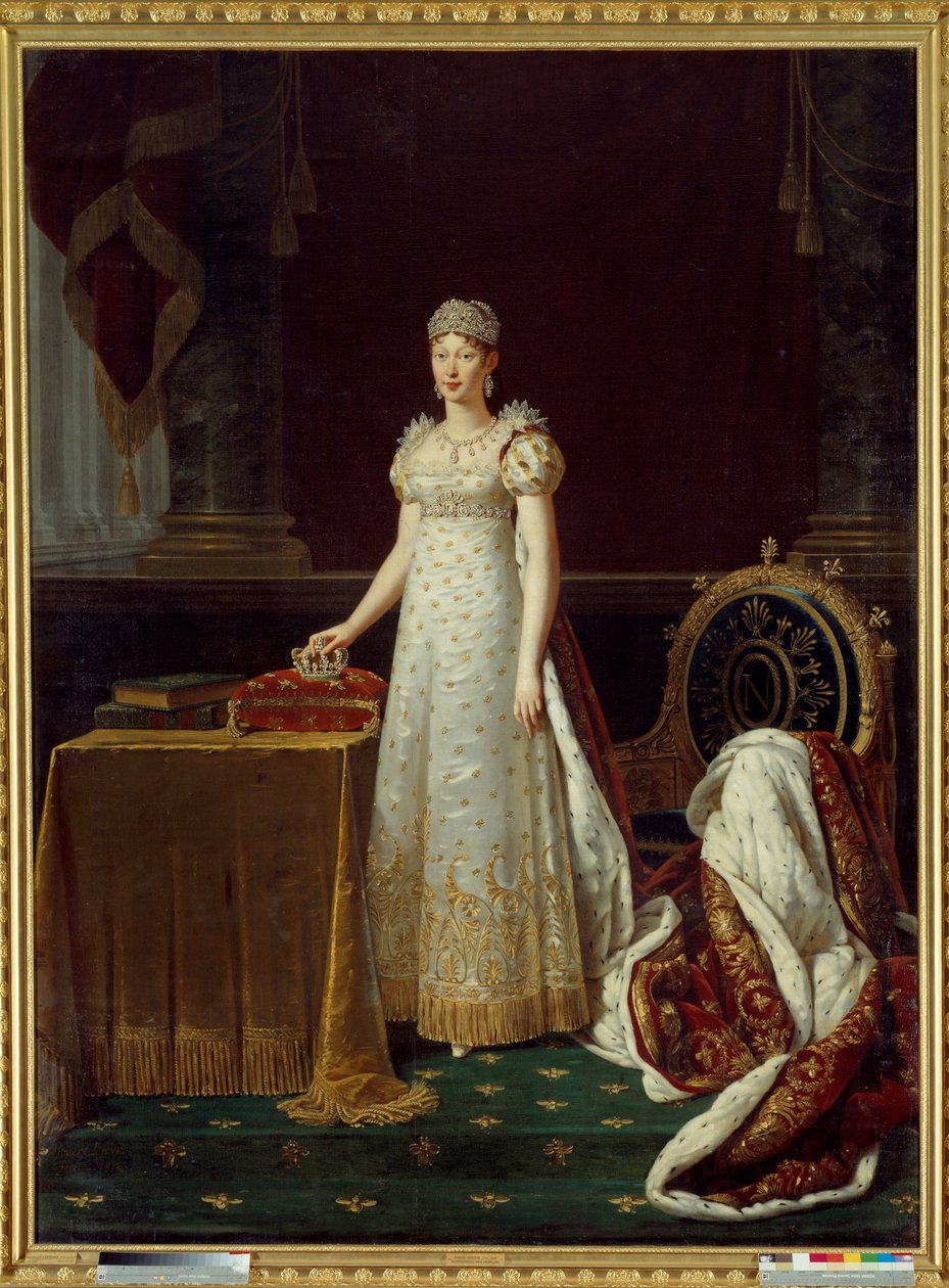 Porträt der Kaiserin Marie Louise von Österreich (Marie-Louise) (1791-1847), Ehefrau von Napoleon I. von Robert Lefevre